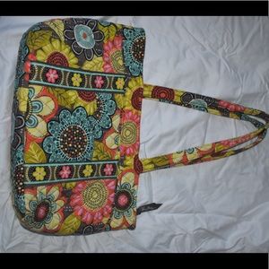Yellow, Blue Multicolor Vera Bradley tote